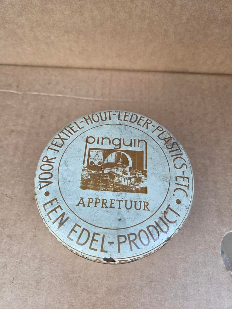 Oud potje van Pinquin vet, Ophalen of Verzenden, Overige materialen