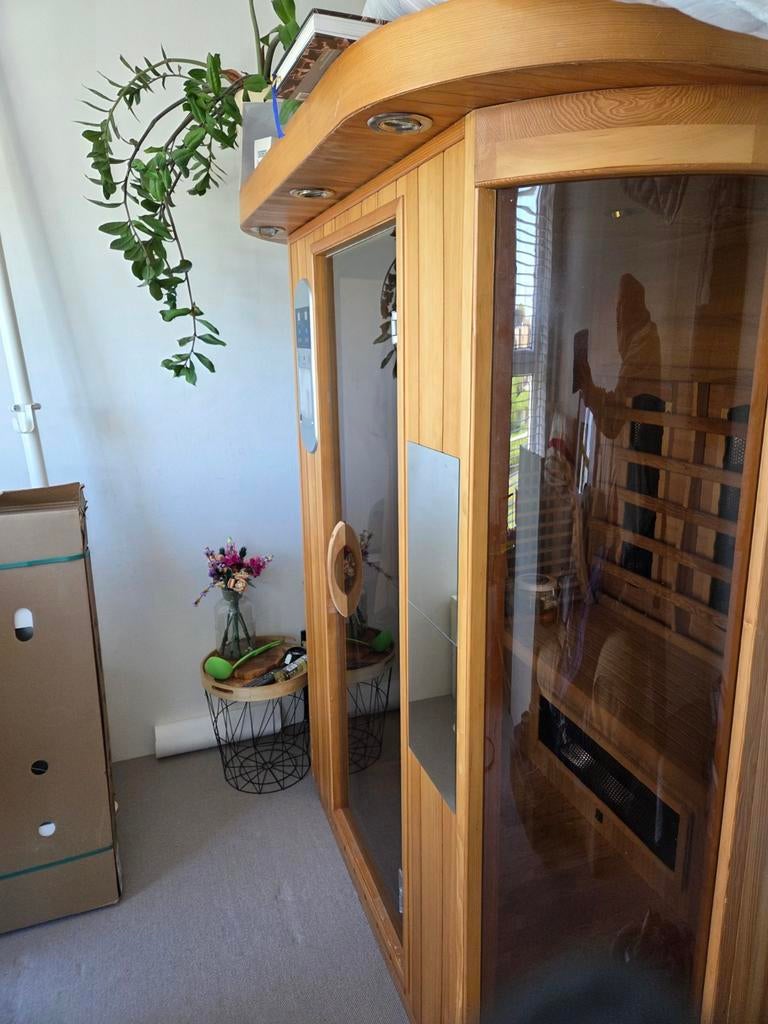 Luxe combi  Infrarood + finse Sauna !, Sport en Fitness, Sauna, Gebruikt, Complete sauna, Infrarood, Ophalen