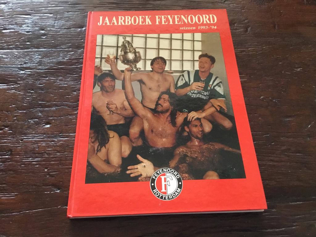 Jaarboek Feyenoord seizoen 1993-‘94, Verzamelen, Ophalen of Verzenden, Zo goed als nieuw, Feyenoord, Spelerskaart