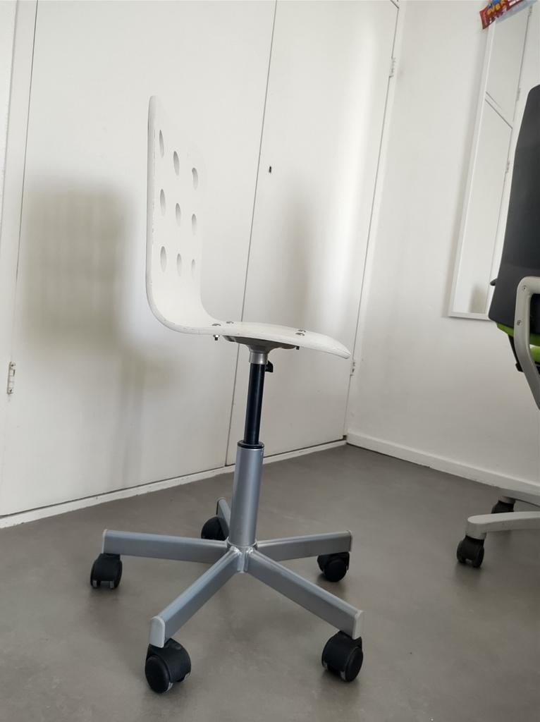 Witte Kinderbureaustoel, Ophalen, Gebruikt, Wit