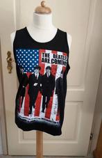Mouwloze Beatles top - The Beatles Are Coming - Hot Rock, Ophalen, Maat 56/58 (XL), Zwart