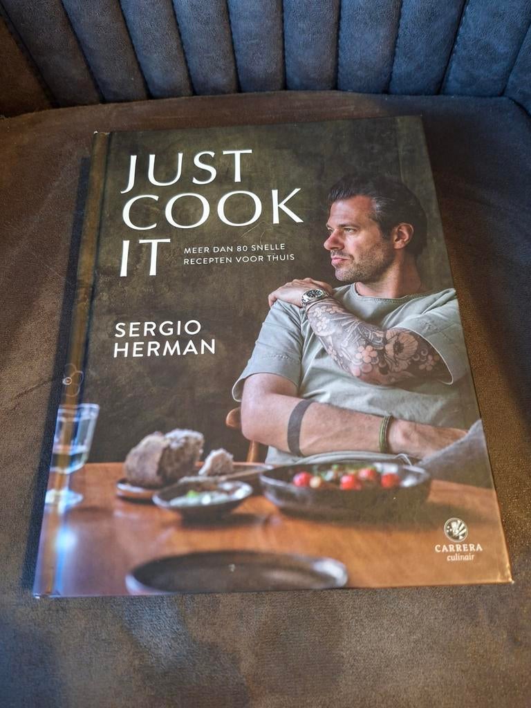 Just Cook It - Sergio Herman Kookboek, Sergio Herman, Gezond koken, Ophalen of Verzenden, Zo goed als nieuw