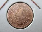 Cent 1880, Ophalen of Verzenden, Koning Willem III, 1 cent, Losse munt