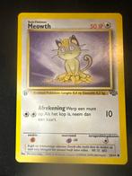 Meowth 52/64 Jungle - 1st / First Edition, Ophalen of Verzenden, Gebruikt, Losse kaart
