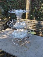 Franse draadijzeren fil de fer etagere (zonder eieren), Antiek en Kunst, Ophalen