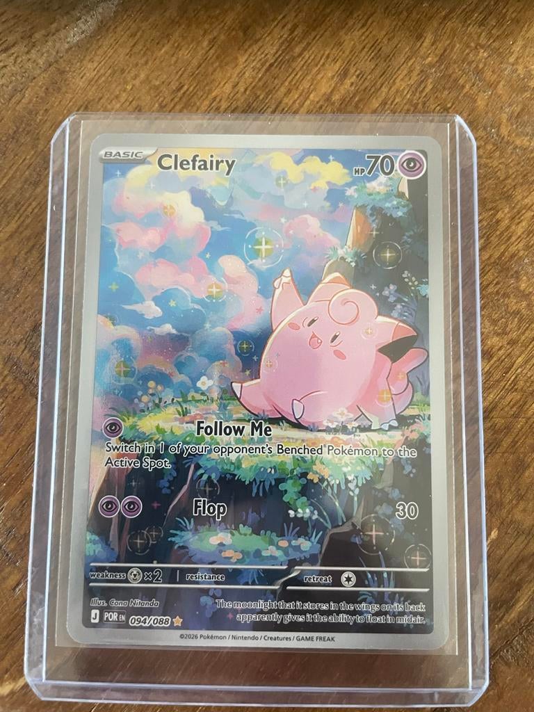 Pokémon Clefairy kaart 094/088, Hobby en Vrije tijd, Verzamelkaartspellen | Pokémon, Ophalen of Verzenden, Zo goed als nieuw, Losse kaart