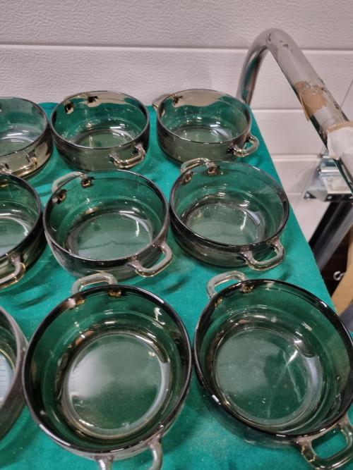 -	Soep schaaltjes Arcoroc frans bruin glas, Ophalen of Verzenden, 'T Olde Gre-j, Info@toldegrej.nl, Endepoelstraat 20f Didam
