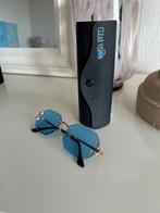 Cartier bril Hexagon met blauwe glazen, Overige merken, Blauw, Ophalen of Verzenden, Zo goed als nieuw