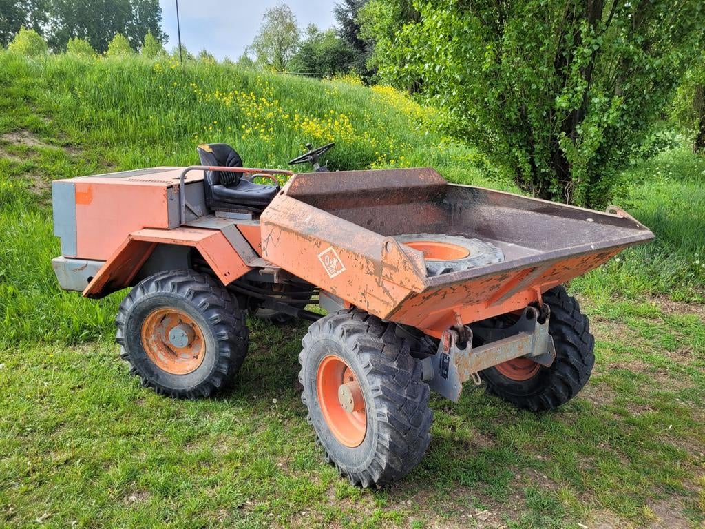 Grond dumper dumper o&k met kenteken., Ophalen