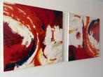 Twee grote schilderijen Cobra Art, Antiek en Kunst, Ophalen of Verzenden