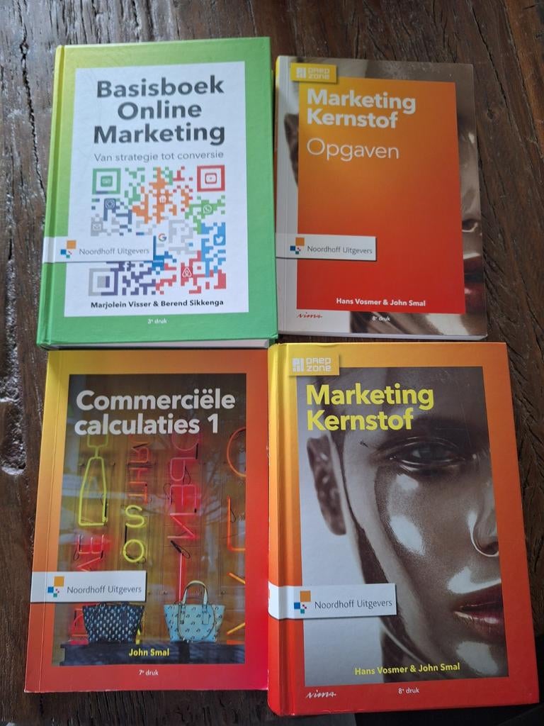 Set Marketing boeken NIMA, Boeken, Studieboeken en Cursussen, Gamma, Visser, Sikkenga, Vosmer, Smal, Gelezen, HBO