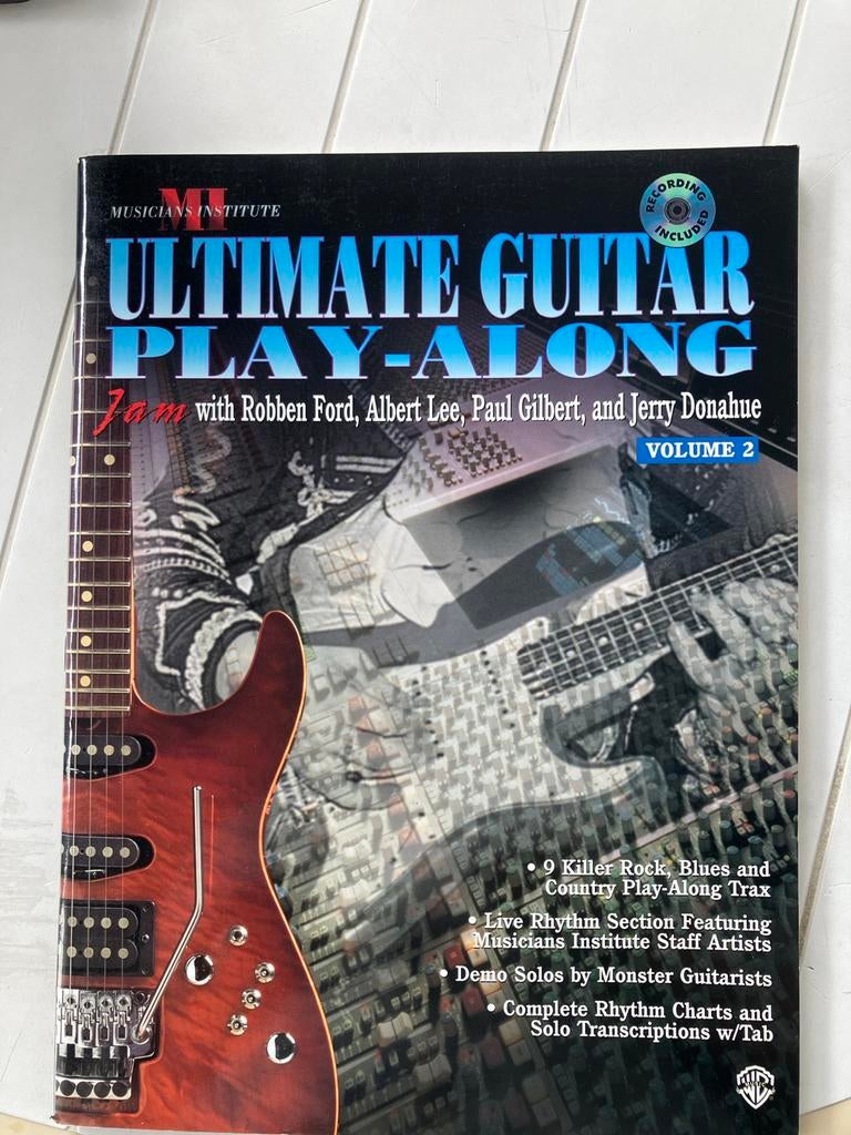Ultimate Guitar Play-Along Vol. 2 - Jam met topgitaristen, Muziek en Instrumenten, Gitaar, Les of Cursus, Ophalen of Verzenden