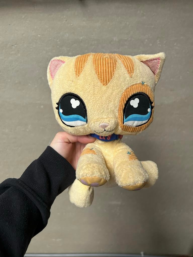 Little Pet Shop knuffel kat - Zo goed als nieuw, Overige merken, Overige karakters, Ophalen of Verzenden, Zo goed als nieuw