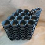 8x "Castirone" gietijzeren slakkenpannen, Antiek en Kunst, Curiosa en Brocante, Ophalen of Verzenden