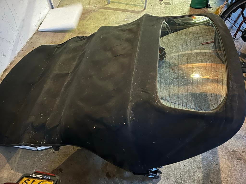 Cabriodak Saab 93 gebruikt, Ophalen, Voor, Saab, Achterklep