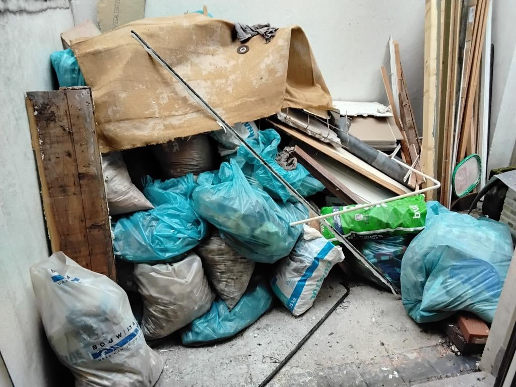 Bouwafval, 150 euro toe, Ophalen