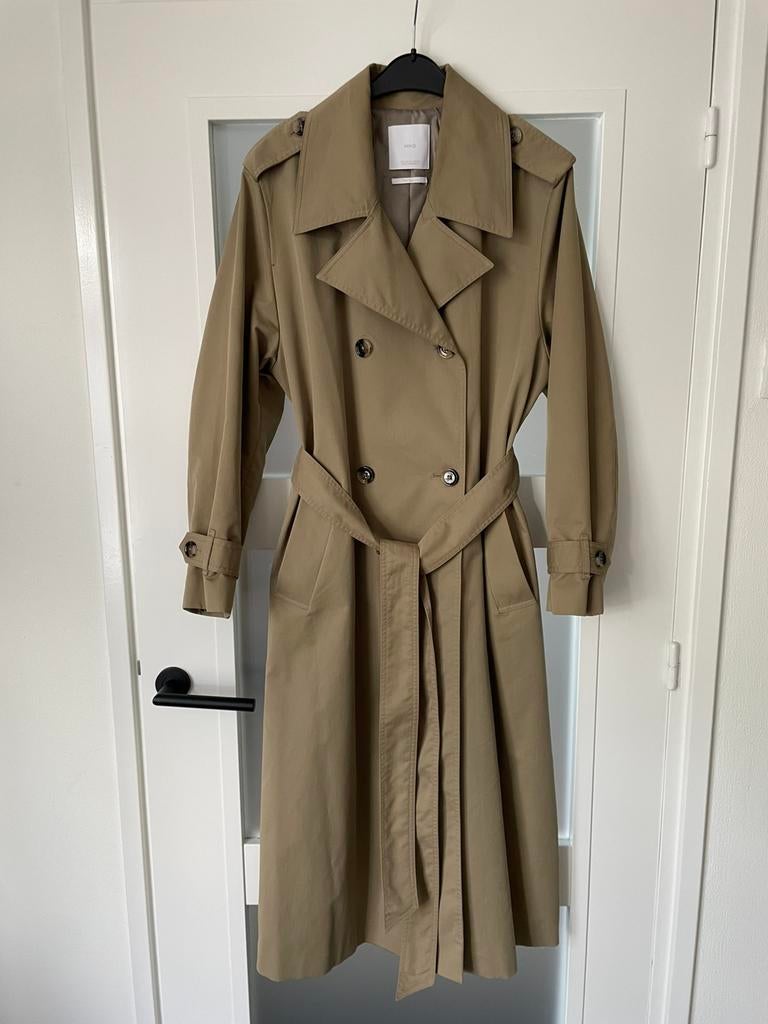 Trenchcoat, regenjas, dames, Ophalen of Verzenden, Zo goed als nieuw, Maat 46/48 (XL) of groter, Beige
