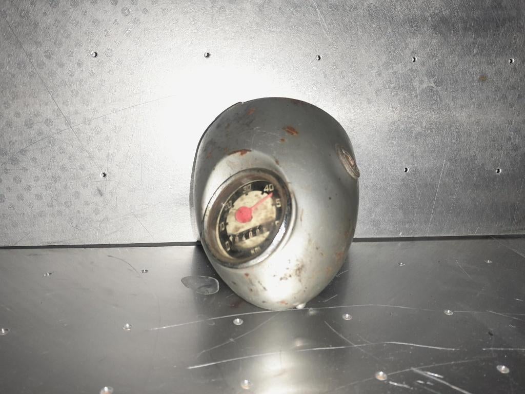 Puch Maxi N koplamphuis met teller, Fietsen en Brommers, Brommeronderdelen | Puch, Ophalen, Gebruikt, Koplamp