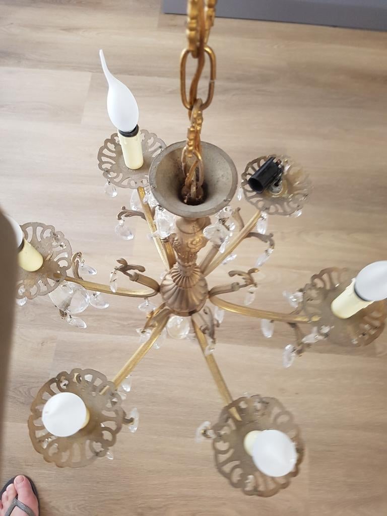 Kroonluchter, Ophalen