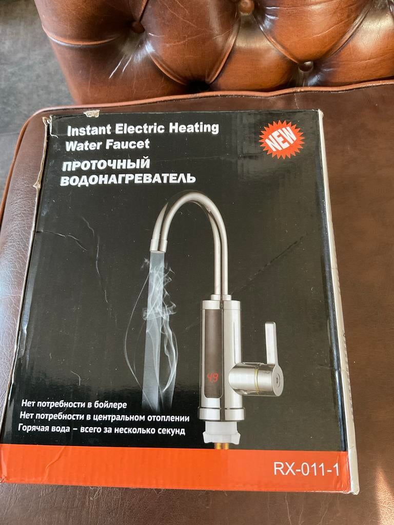 Instant elektrische verwarmingskraan RX-011-1, Doe-het-zelf en Verbouw, Geisers en Boilers, Nieuw, Geiser, Aardgas, Minder dan 20 liter