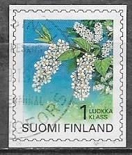 FINLAND 1 LK Plantenzegel - Gewone vogelkers - 1997, Verzenden, Finland, Gestempeld