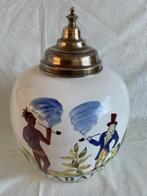 Handbeschilderde tabakspot pot, Antiek en Kunst, Ophalen