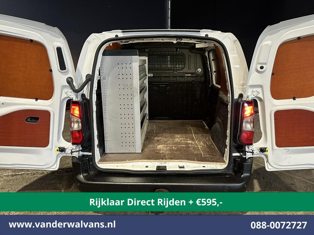 Peugeot Partner 1.5 BlueHDI 102pk L1H1 inrichting Euro6 *Rij, Voorwielaandrijving, Stof, Gebruikt, Euro 6