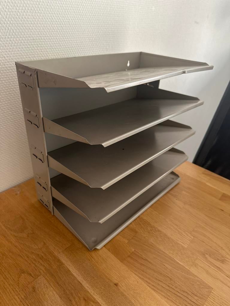 Vintage metalen organizer, Diversen, Ophalen, Gebruikt