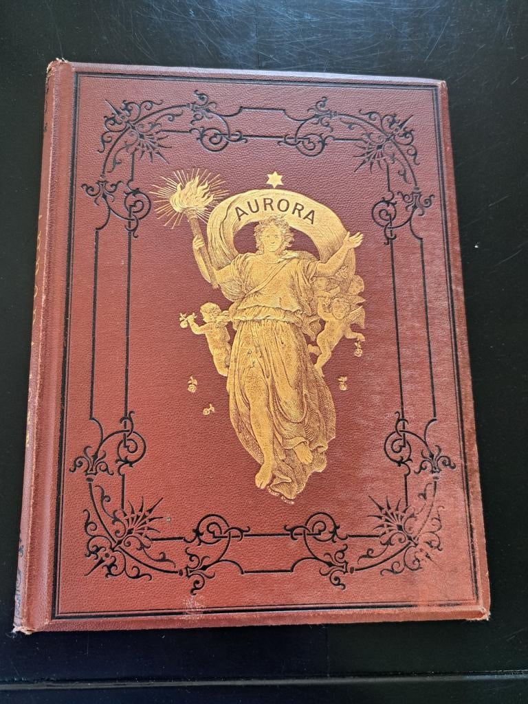 Antiek boek "Aurora" uit 1877 - Prachtig exemplaar, Ophalen of Verzenden, Gelezen