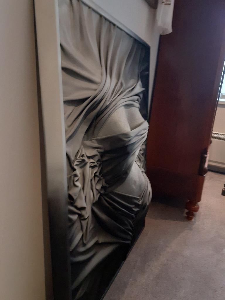 Dame in lijst, Ophalen, Overige materialen, Gebruikt, 75 tot 100 cm