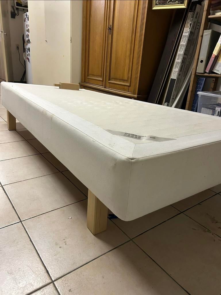 IKEA SULTAN ATNA Boxspring 90x200 cm, Ophalen, Gebruikt, 90 cm, Eenpersoons