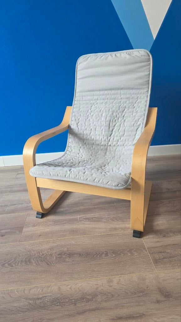Kinder fauteuil Poäng, Huis en Inrichting, Fauteuils, Ophalen, Zo goed als nieuw, Minder dan 75 cm, Minder dan 50 cm