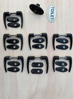 Bakelieten deurklink sets, zwart, Ophalen of Verzenden, Gebruikt, Klink of Kruk