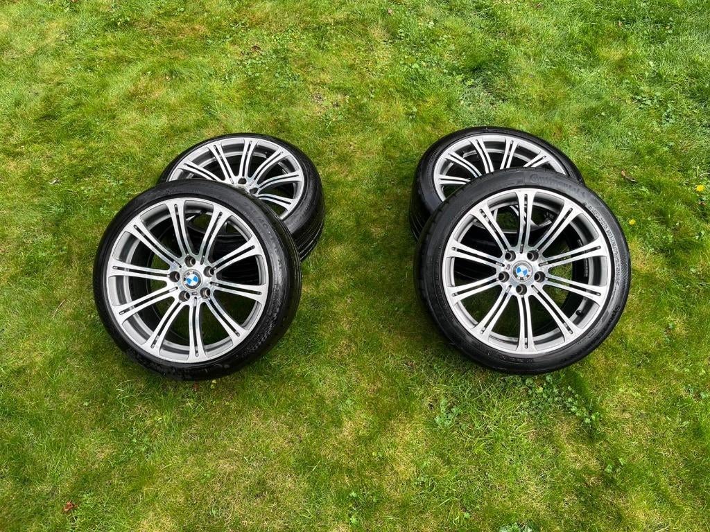 BMW 19 inch velgen met banden, Gebruikt, Banden en Velgen, Personenwagen, Zomerbanden