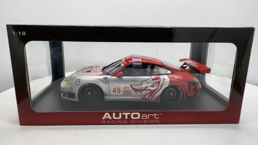 AutoArt Porsche 911(996) GT3 RSR A-L-M-S GT2 2006, Ophalen of Verzenden, Nieuw, Auto, Autoart