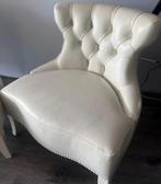 Piet Boon: 2x fauteuil  ‘Sam', Ophalen, Twee, Wit, Leer