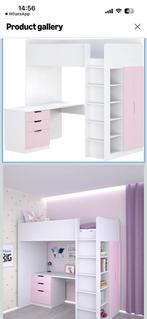 Hoogslaper Shefa modern pink tweedehands, Ophalen, Gebruikt, Hoogslaper