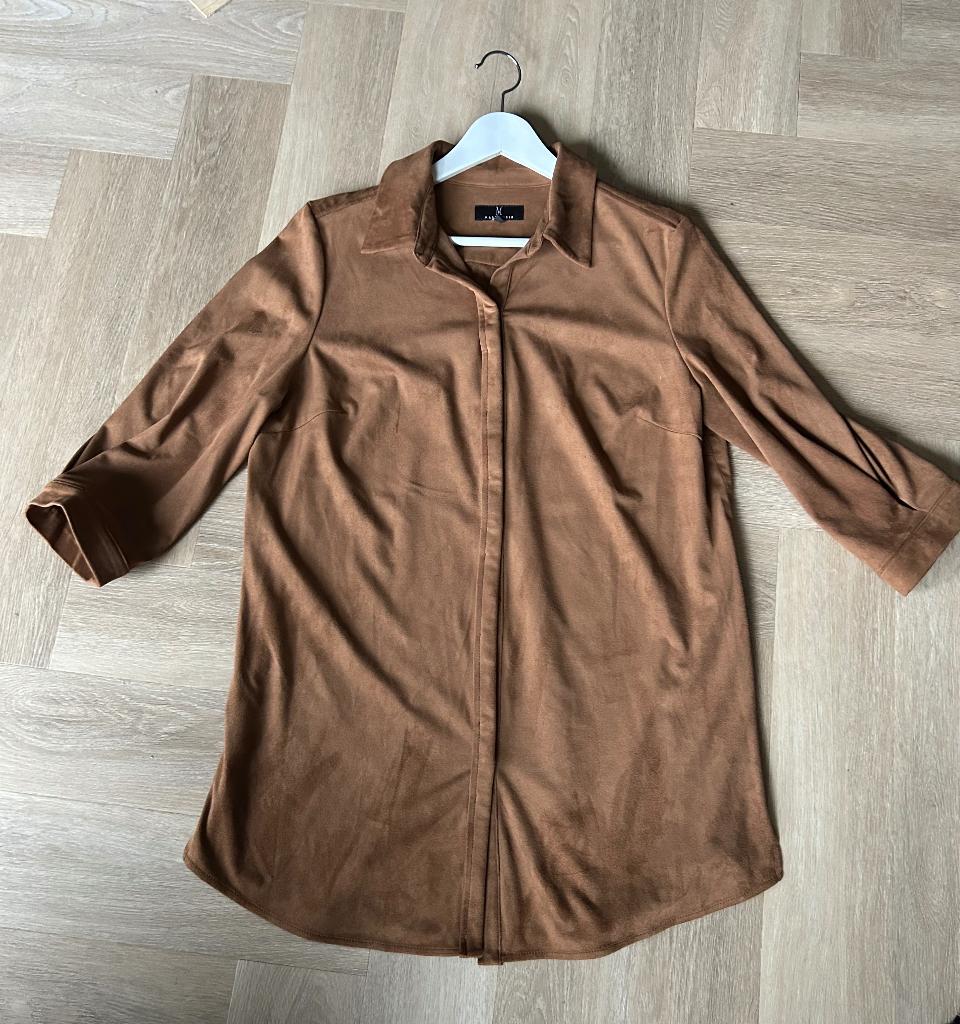 Nieuwe MART VISSER cognac blouse maat 42, Kleding | Dames, Blouses en Tunieken, Ophalen of Verzenden, Nieuw, Maat 38/40 (M), Bruin