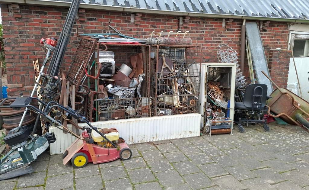 Partij oud ijzer, Ophalen, Gebruikt, IJzer