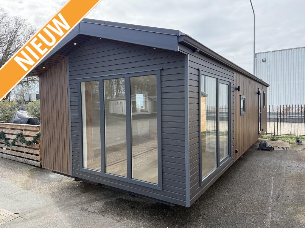 Overson Lodge Chalet 11 x 4.30 m 2 Slp CV Winterhard, Caravans en Kamperen, Stacaravans, Niet ingevuld, Niet ingevuld, Niet ingevuld