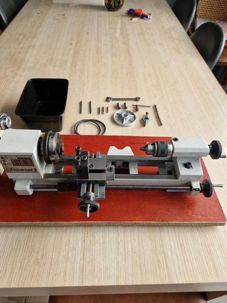 Emco unimat 3, Ophalen, Zo goed als nieuw, Metaaldraaibank