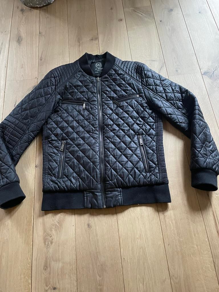 My Brand Exclusive Gewatteerd Bomberjack Zwart XL, Kleding | Heren, Ophalen of Verzenden, Zo goed als nieuw, Maat 56/58 (XL), Zwart