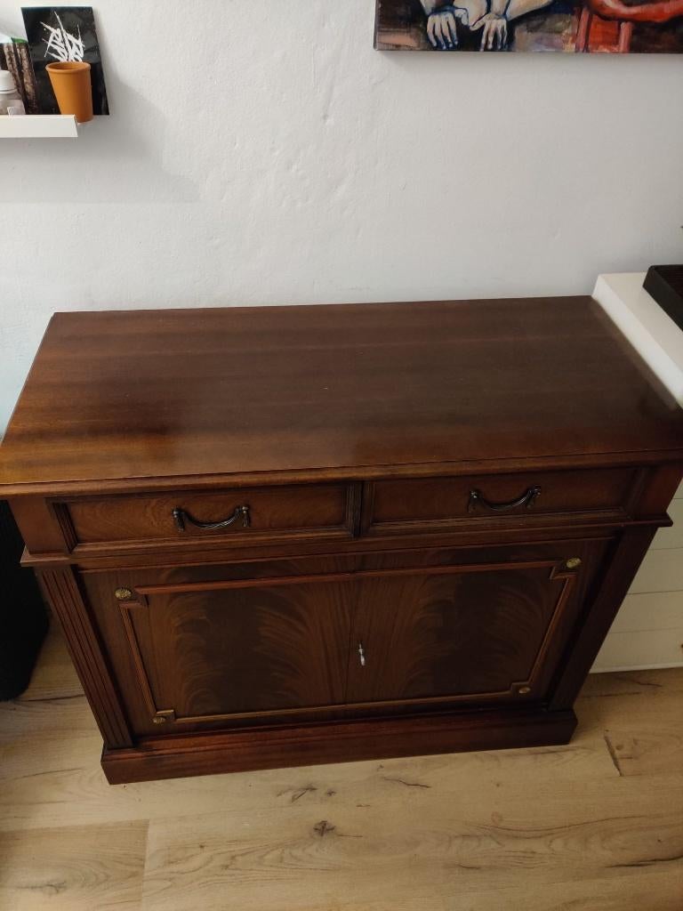 Vintage Aurora Sideboard / Dressoir, Ophalen, Zo goed als nieuw, 25 tot 50 cm, Met deur(en)