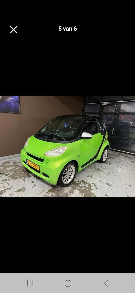 Smart ForTwo 1.0 52KW Coupe 2007 Grijs, Auto's, Smart, Achterwielaandrijving, 18 €/maand, Origineel Nederlands, 70 pk