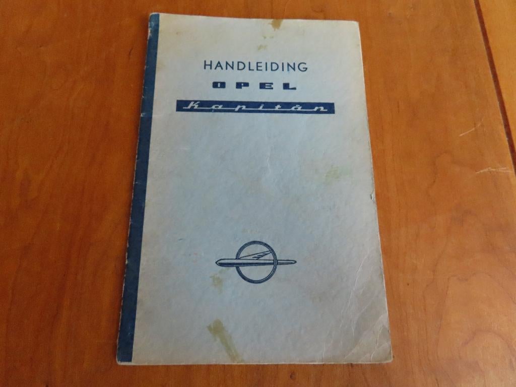 Instructieboek Opel Kapitan 2.6 1961, mooie staat!, Ophalen of Verzenden