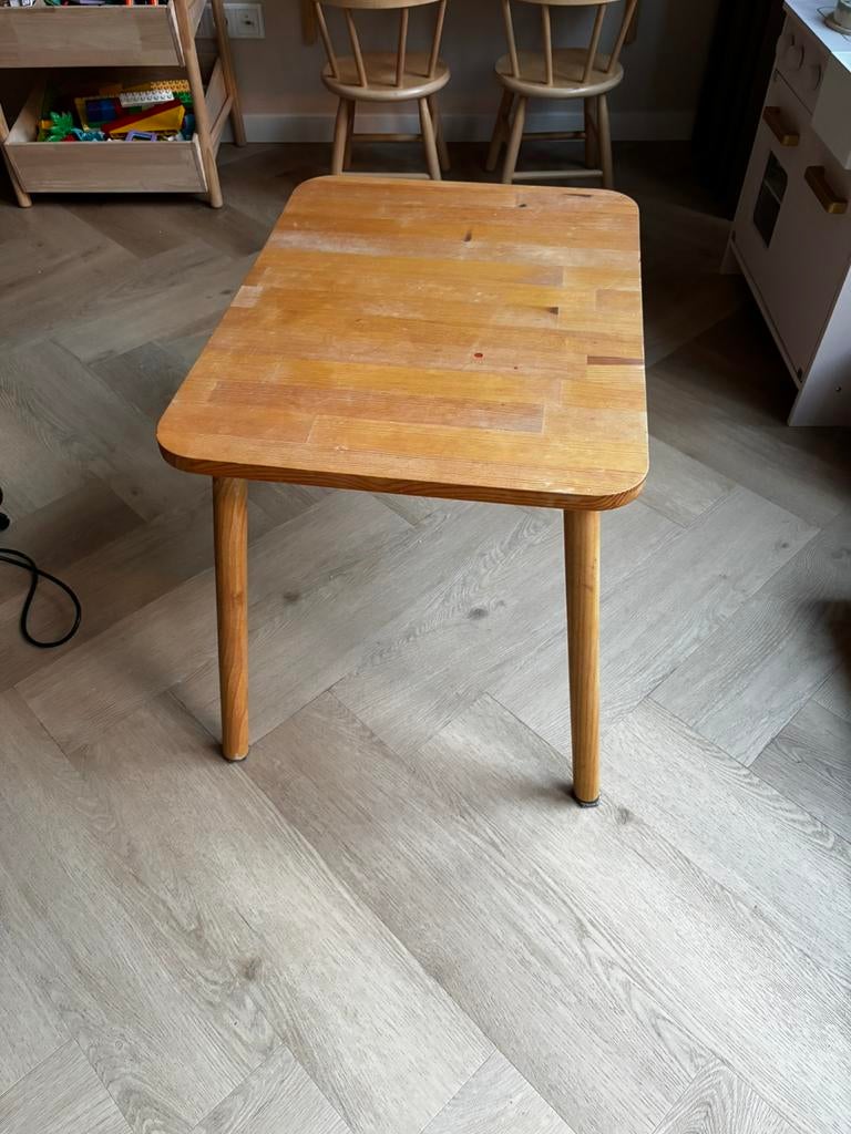 Kindertafel, Ophalen, Zo goed als nieuw, Rechthoekig, 50 tot 100 cm