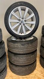 Audi A6 velgen met zomerbanden 19 inch continental, 255 mm, Banden en Velgen, Zomerbanden, Ophalen