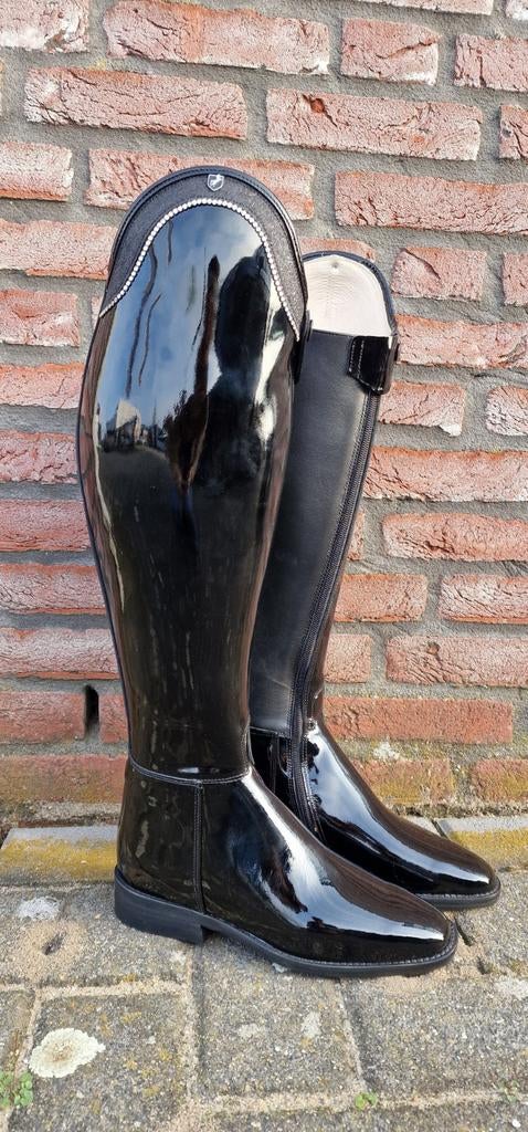 NIEUWE zwart lak laarzen met fairydust boog maat 38, Dieren en Toebehoren, Dressuur, Nieuw, Kinderen, Ophalen of Verzenden