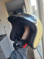 Lichtgele jethelm, Motoren, Ophalen of Verzenden, Tweedehands, Jethelm, Overige merken