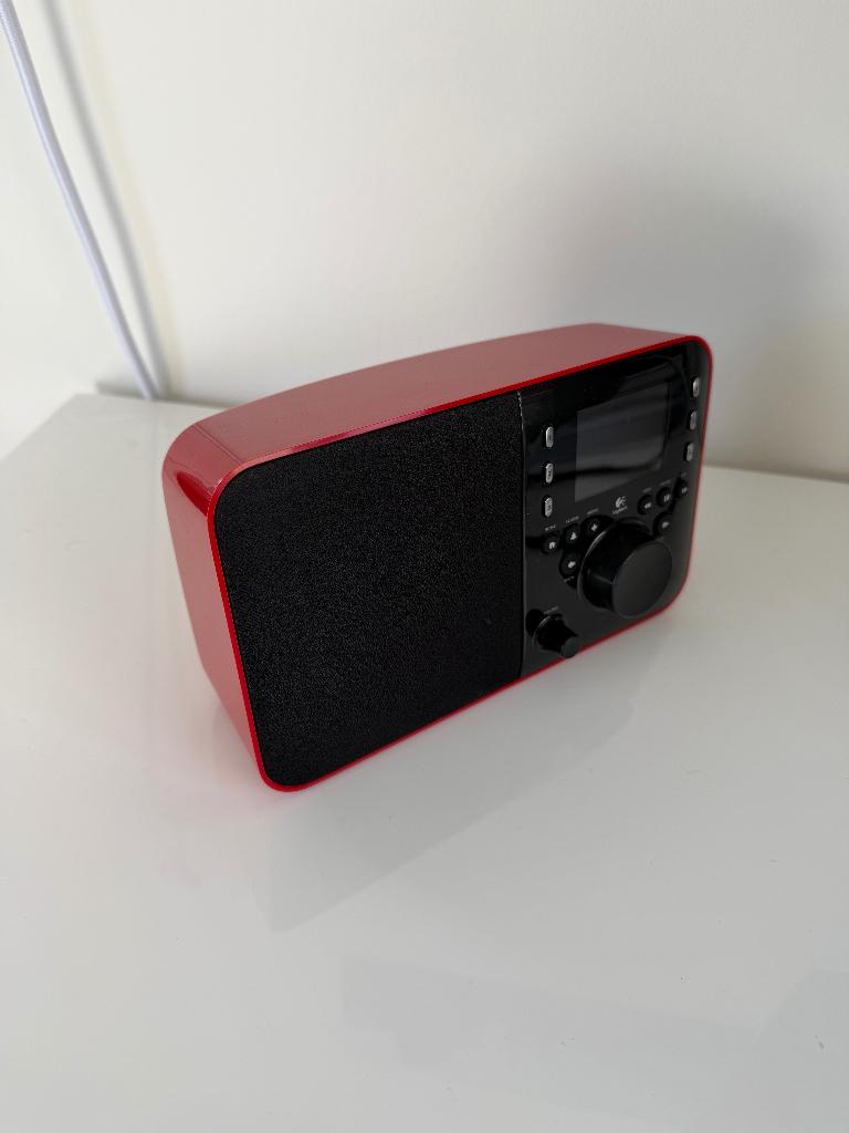Logitech Squeezebox internetradio rood, Ophalen of Verzenden, Zo goed als nieuw, Optische audio, Zonder harde schijf